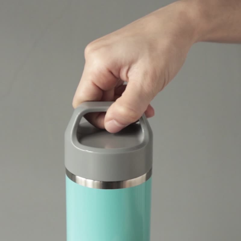 セラミック微粒子加工の内壁｜Driver リンベイ スクリューレスセラミックカップ-330ml - 保温・保冷ボトル - 陶器 オレンジ