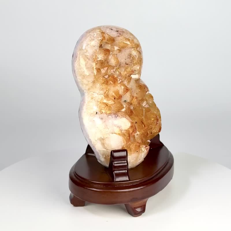 巴西黃晶花生 410443 - 擺飾/家飾品 - 水晶 黃色