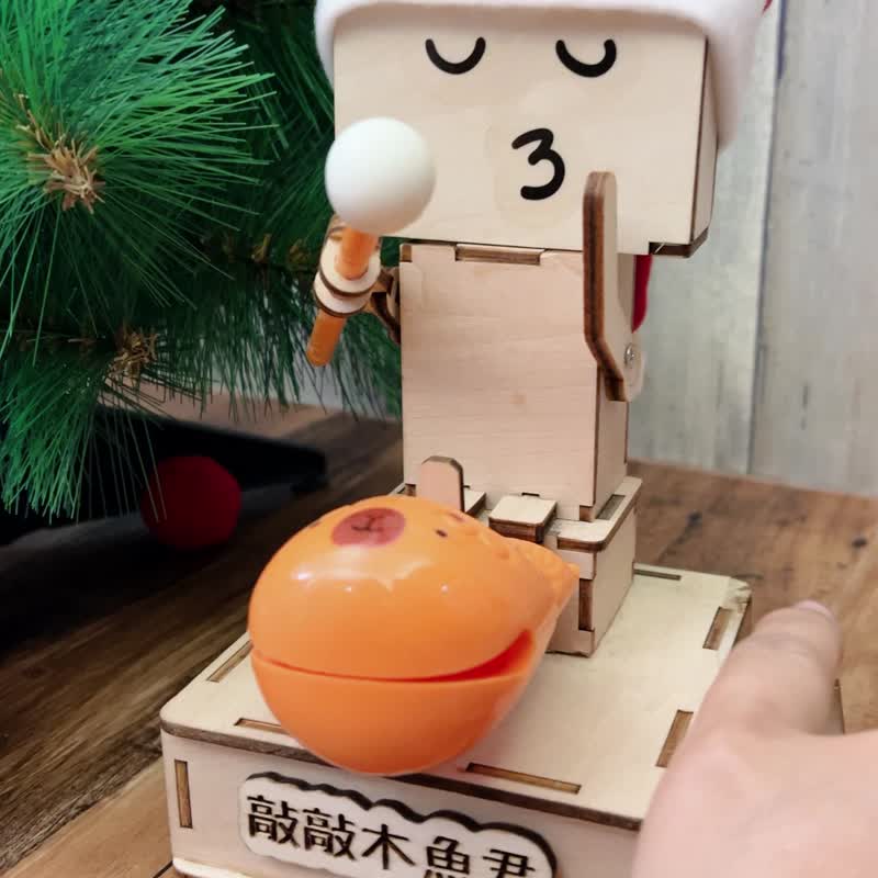 【DIY手作禮物】功德圓滿二人組 -聖誕禮物 療癒小物 客製化禮物 - 木工/竹藝/紙雕 - 木頭 