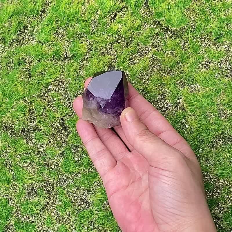 能量礦石-紫晶骨幹 紫水晶 療癒 避邪化煞 吸收負能量 快速出貨 - 擺飾/家飾品 - 水晶 紫色
