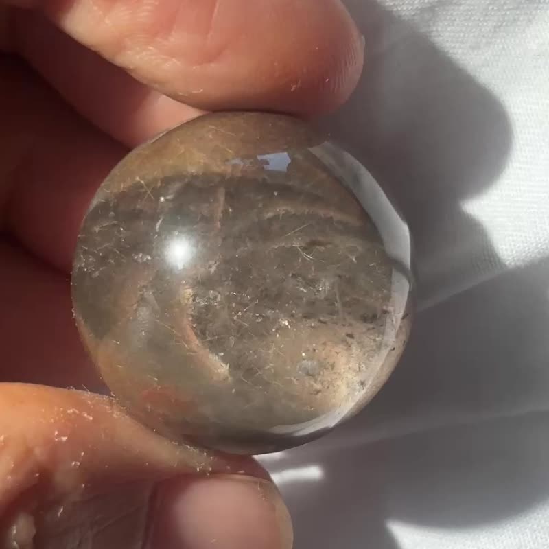 巴西豆沙紅 紅兔毛 粉兔毛 彩兔毛 冰亮 星光 水晶 擺設 連座 - 擺飾/家飾品 - 水晶 多色