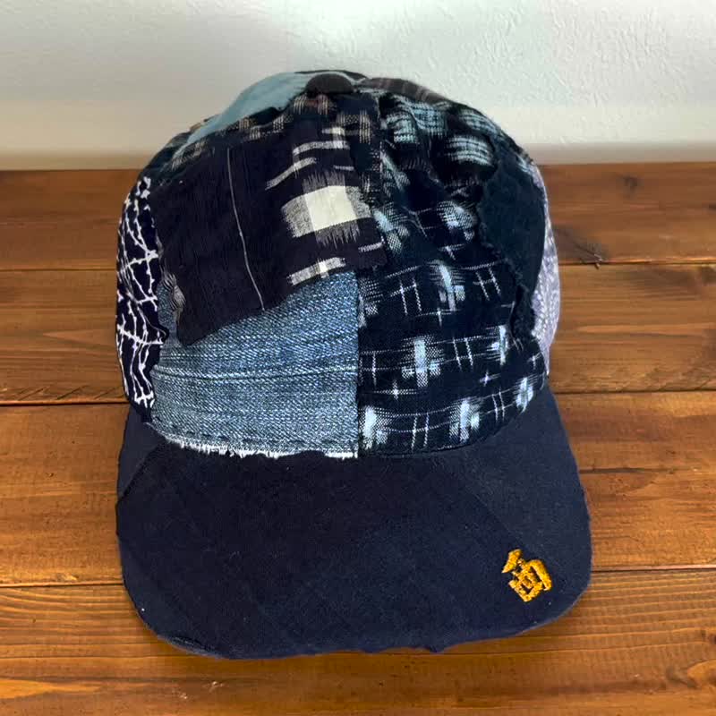 襤褸パッチワーク帽子　cap-037 - 帽子 - 棉．麻 