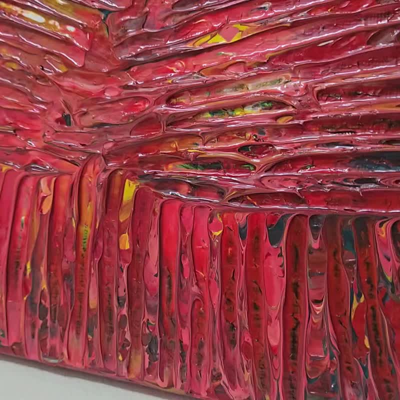 Acrylic Painting / Acrylic Art Creation / [A Gift] Original Handmade Healing / 20x20 Decorative Painting for Gifting - ของวางตกแต่ง - อะคริลิค 