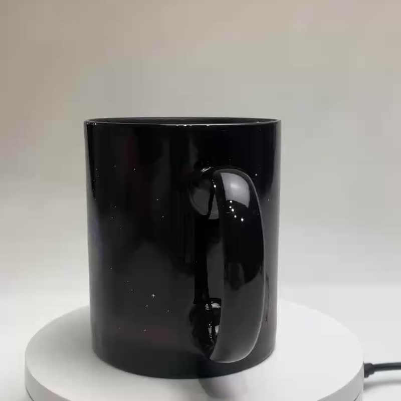 科學馬克杯系列/NASA太陽系感溫變色杯 - 咖啡杯/馬克杯 - 瓷 白色