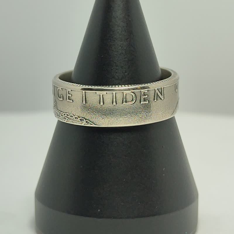 Sweden Coin Ring 1 krona 1991, Sweden Crown Ring, Sweden Krona Coin Ring - General Rings - Other Metals 