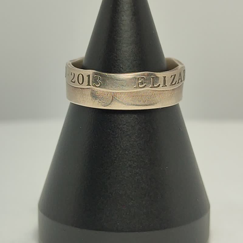 Great Britain Coin Ring 20 pence 2008-2015,Britain Pence Ring,Great Britain Coin - General Rings - Other Metals 