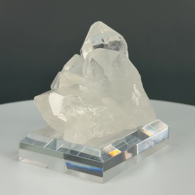 迷你白晶簇  030155 - 擺飾/家飾品 - 水晶 白色