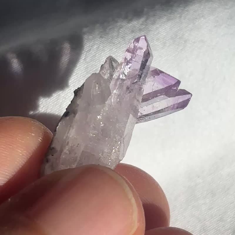 墨西哥 Veracruz Vera Cruz 小簇 克魯兹 原石 礦標 紫晶 擺設 - 擺飾/家飾品 - 水晶 紫色