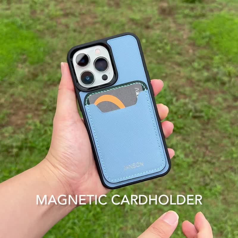 【iPhoneマグネットスマホケース】カーフスキンシリーズ/MagSafe対応/多機種 - スマホケース・カバー - 革 多色