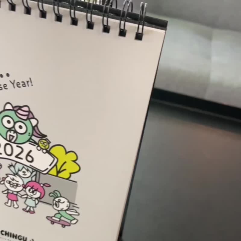 BOBO CHINGU :) 2026 Desk Calendar - Year of the Horse Creative Illustrations - Calendars - Paper 