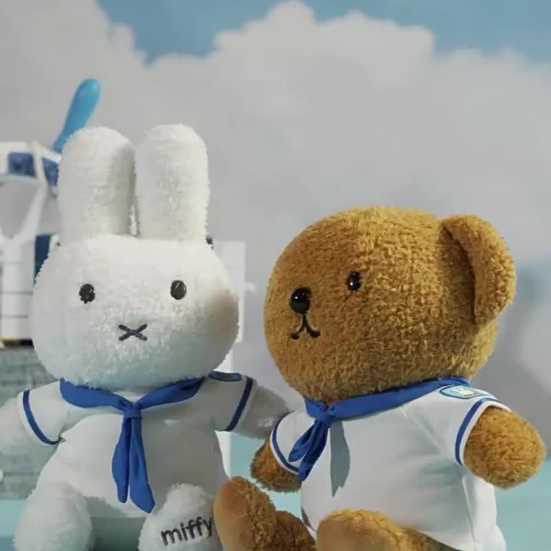 【MIFFY】Navy style doll - ตุ๊กตา - ผ้าฝ้าย/ผ้าลินิน 