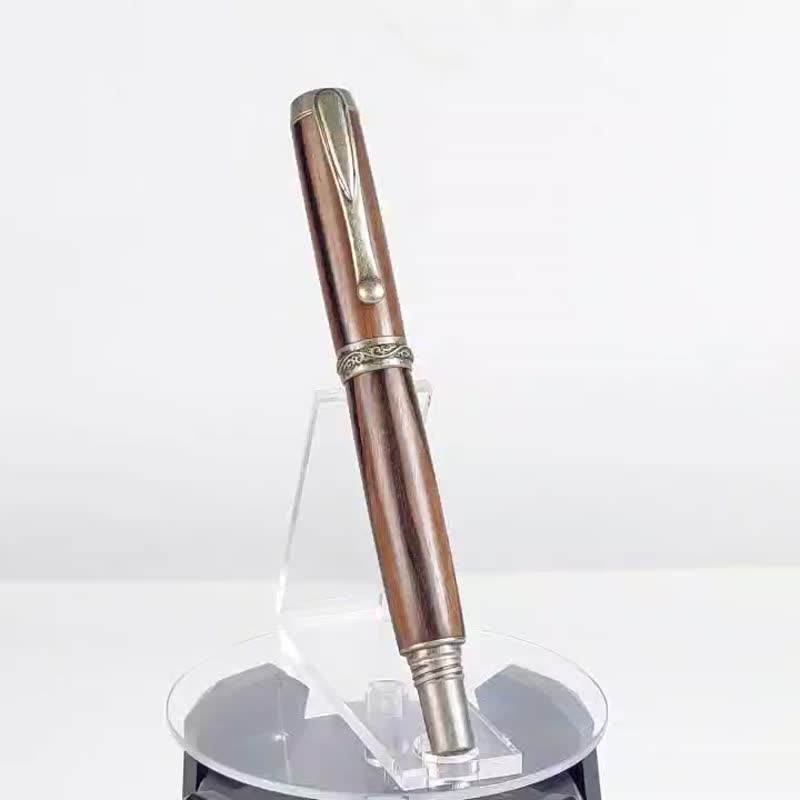 黑檀木太極鋼筆 /手工鋼筆/KOBE手工筆 - 吉他/樂器 - 木頭 咖啡色