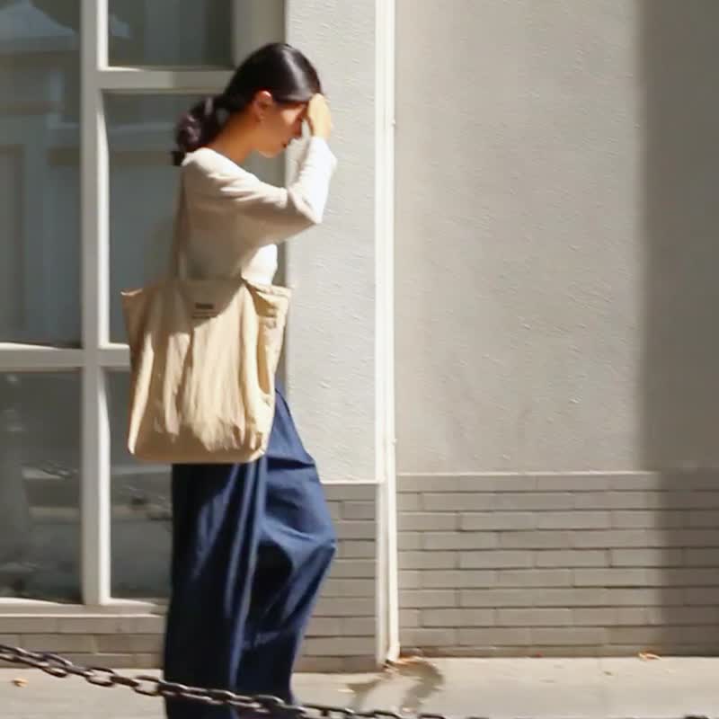 sobag Japanese large-capacity nylon shoulder bag female ins casual cloth bag retro Harajuku style lightweight tote bag - กระเป๋าแมสเซนเจอร์ - ไนลอน สึชมพู