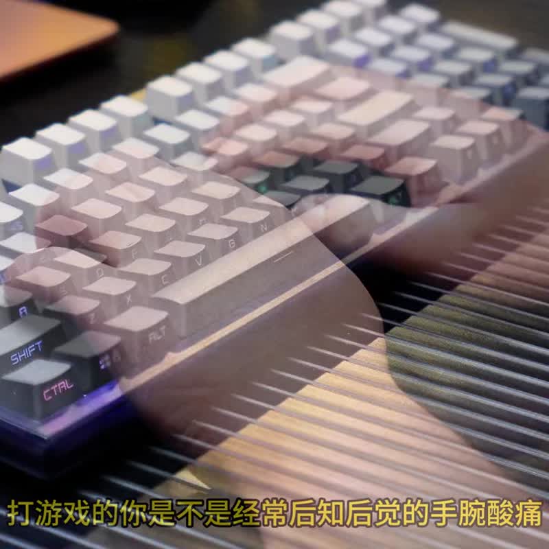 HMF鍵盤護腕墊採用記憶海綿材質可水洗 - 滑鼠墊 - 其他材質 多色