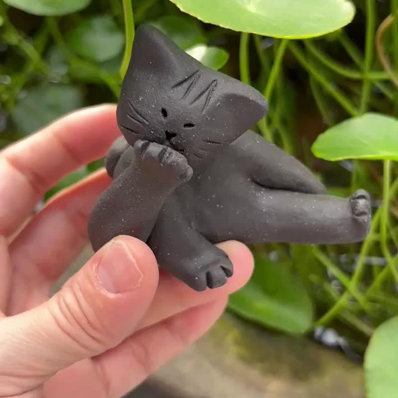 ㄘ足コキㄉ猫/陶器人形 - ショップ tuoceramics 人形