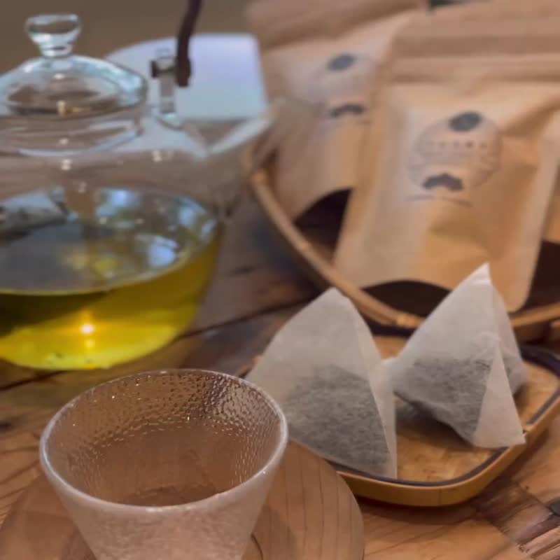 文山包種 三角茶包 清香綠韻 易沖好喝 - 茶葉/茶包/水果茶 - 其他材質 卡其色
