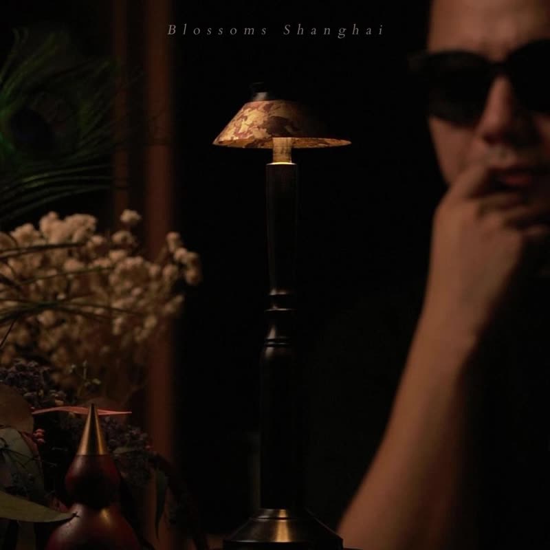 ZUOY 佐佑木燈 銅箔紫檀木燈 繁花 小茶燈 - 燈具/燈飾 - 木頭 