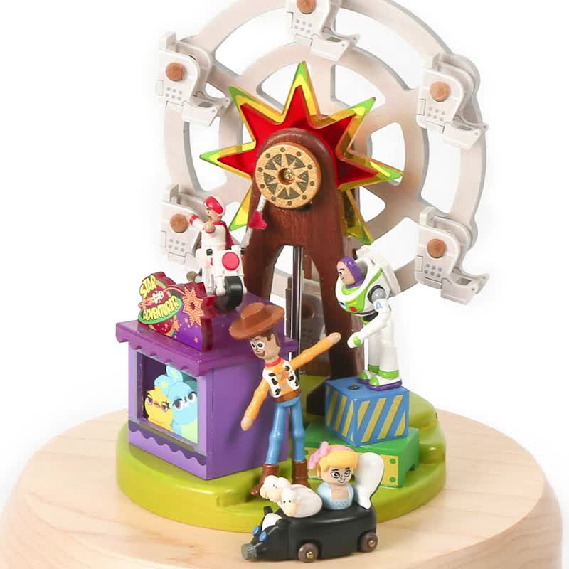 【Toy Story】Wooden Animated Light with Music | Wooderful life - Lighting - Wood Multicolor