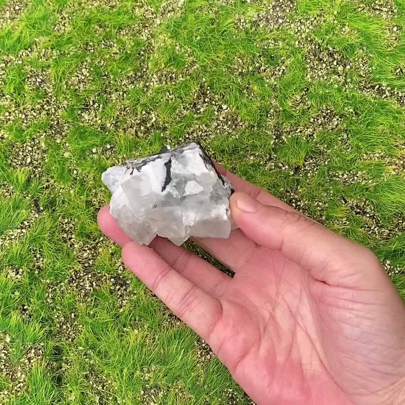 天然原礦療癒系香花領立方冰透體螢石 增智慧 療癒 聖誕禮物 - 擺飾/家飾品 - 水晶 多色