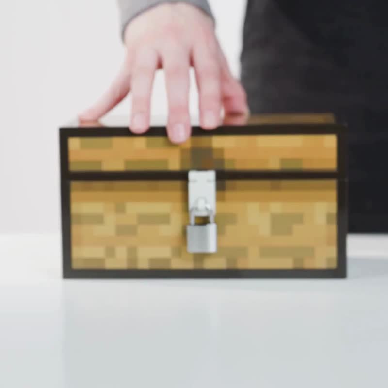 【Perfect Gift】Minecraft Chest Money Box - กระปุกออมสิน - พลาสติก 