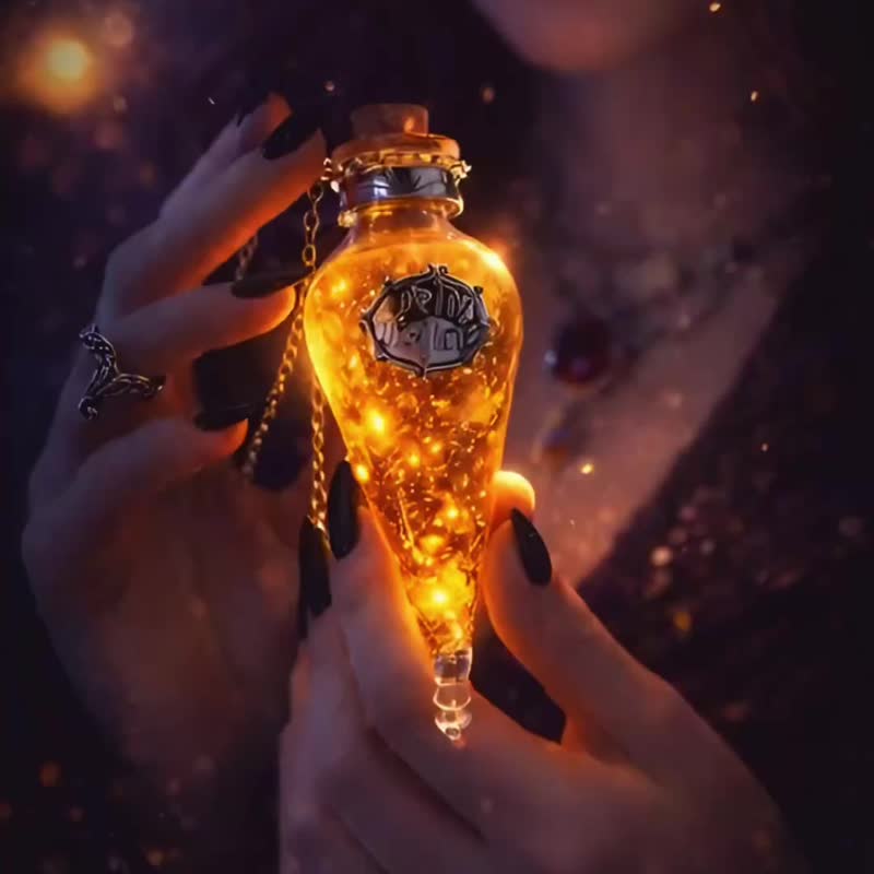 LAMU Witchs Sealed Relic – Sol Archons Bless (Fortune Edition) - สร้อยคอ - แก้ว หลากหลายสี