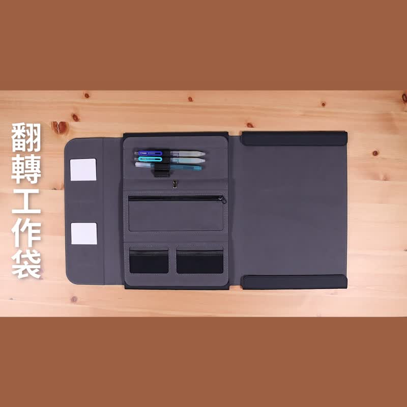 [Free Mobile Phone Holder] 2024 Flip Note Folder (Folder Folder Notebook Loose-Leaf) - Folders & Binders - Waterproof Material Multicolor