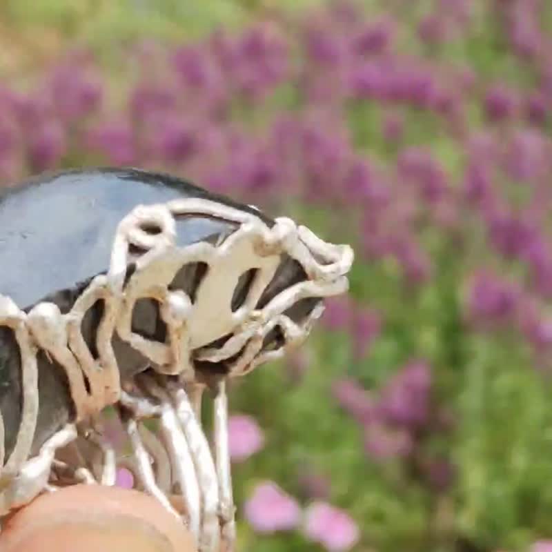 Hematite Silver Ring - General Rings - Sterling Silver 