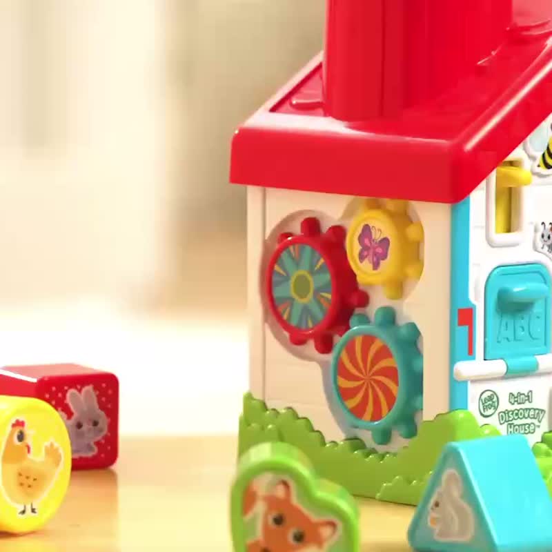 快速出貨-僅限寄送台灣【LeapFrog】四合一探索小屋 - 寶寶/兒童玩具/玩偶 - 塑膠 綠色