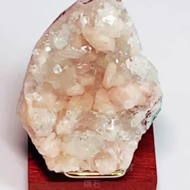Crystal Corner Corner Stone丨Indian Diamond and Zeolite Symbiosis Stone 267丨Purification丨Healing - ของวางตกแต่ง - คริสตัล 