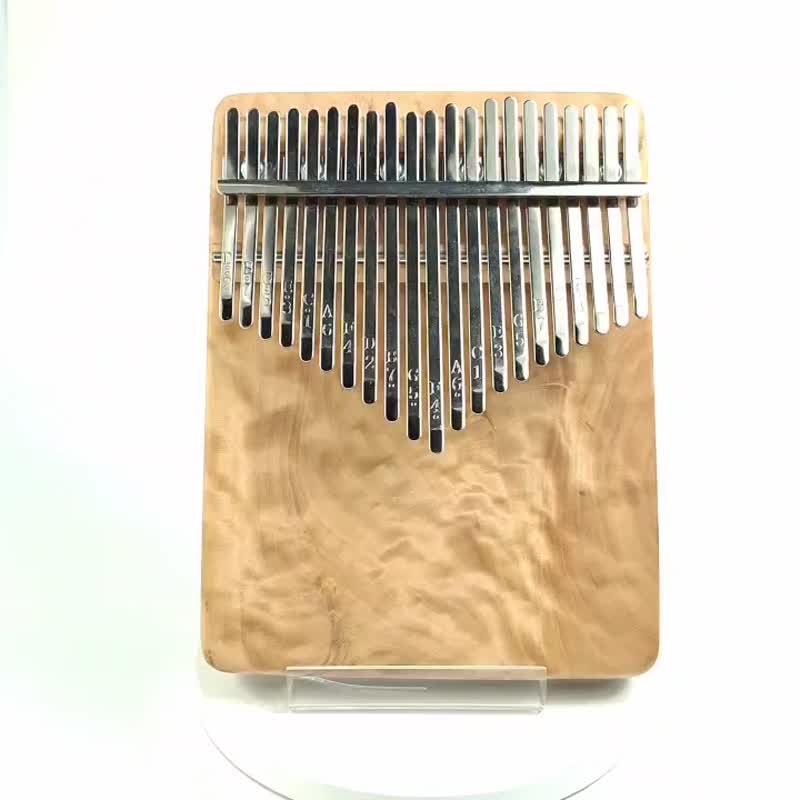 黃杞木(閃花)拇指琴/21音拇指琴/KALIMBA - 吉他/樂器 - 木頭 咖啡色