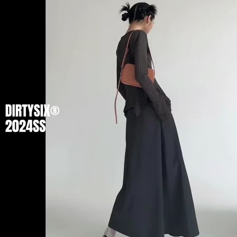 蠟油磚棕  Bold凸凸包 復古暈染牛皮肩背包 三層拉鏈小方包 - 側背包/斜背包 - 真皮 咖啡色