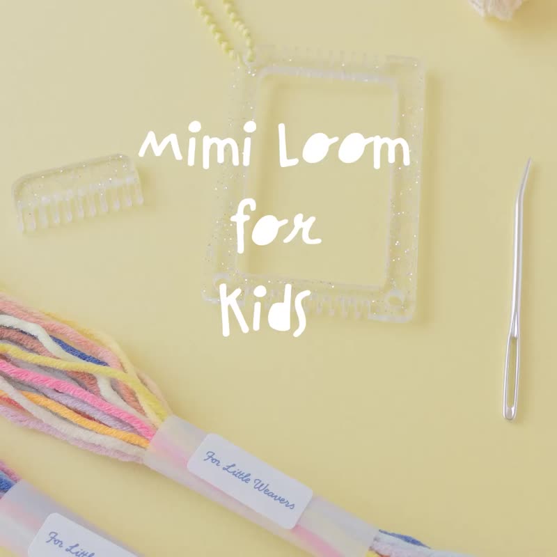 Weaving kit) Mini Loom for Kids (+Video Tutorial) - 其他 - 壓克力 