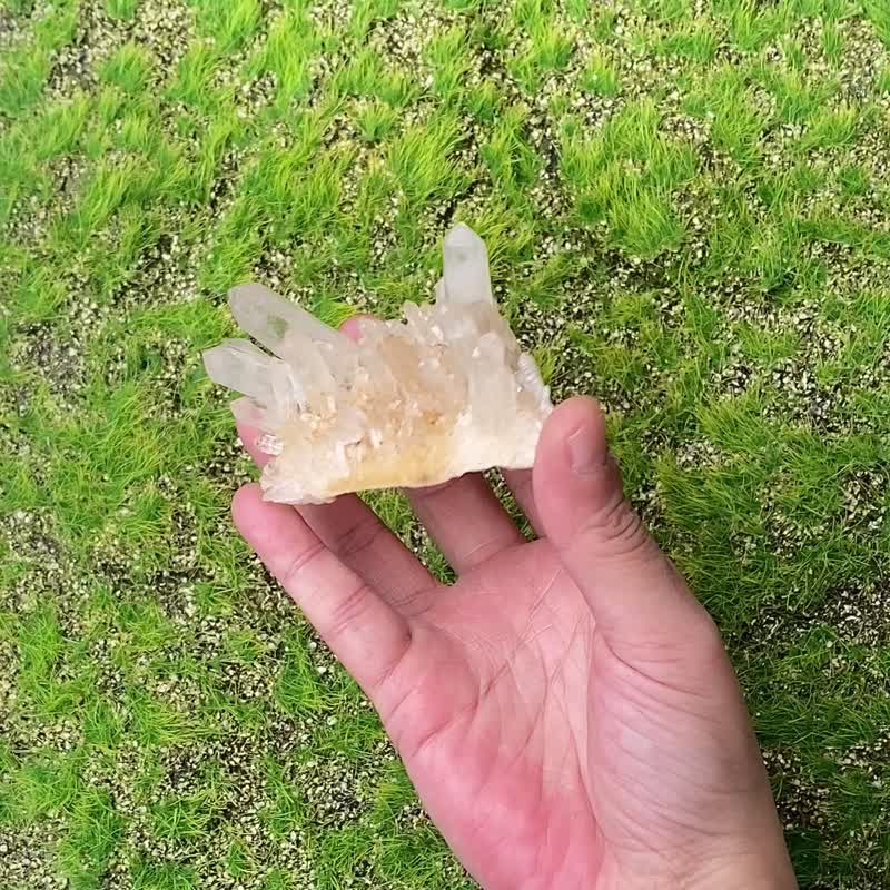 天然原礦能量白水晶簇 療癒 開運 消磁手鍊 快速出貨 入厝禮物 - 擺飾/家飾品 - 水晶 白色