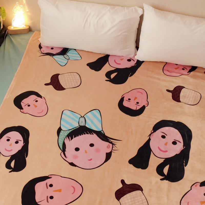 Personalized Quilt Air Blanket- Conditioning Blanket Valentine's Gift,ผ้าห่ม แมว - ผ้าห่ม - เส้นใยสังเคราะห์ หลากหลายสี