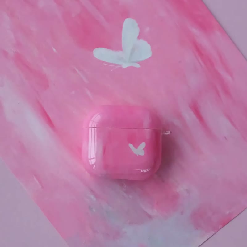 原創 少女的心 AirPods耳機殼 - AirPods/耳機保護套 - 矽膠 粉紅色