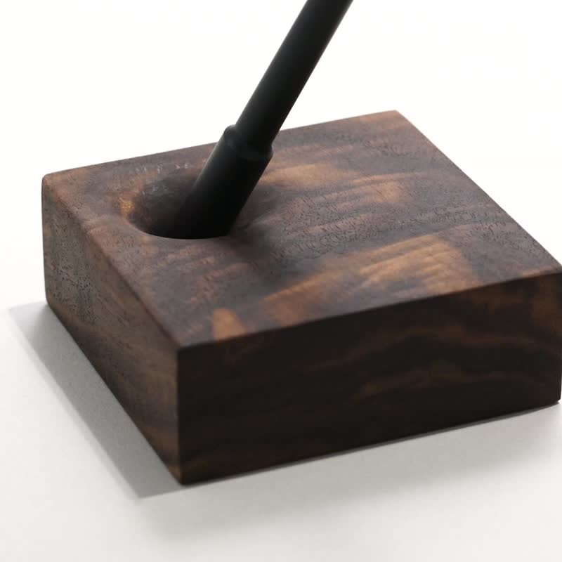 【HMM】木製ベース（ペン抜き） ボールペンベース