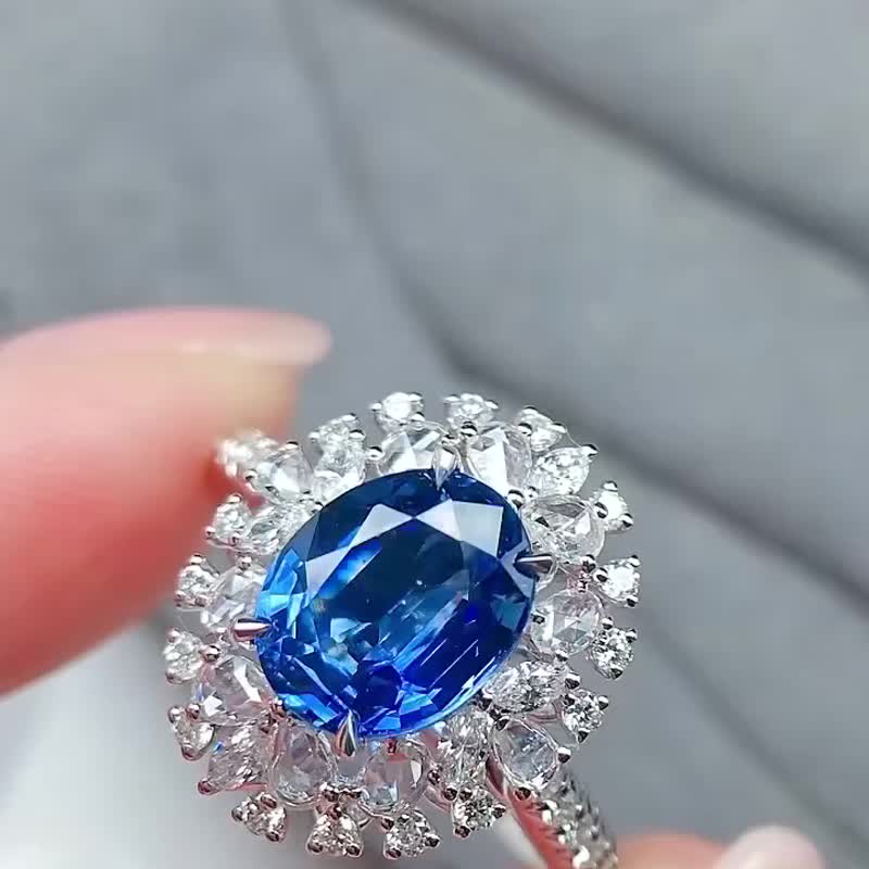 Premium Sapphire Ring  2.02 Carat - General Rings - Gemstone 