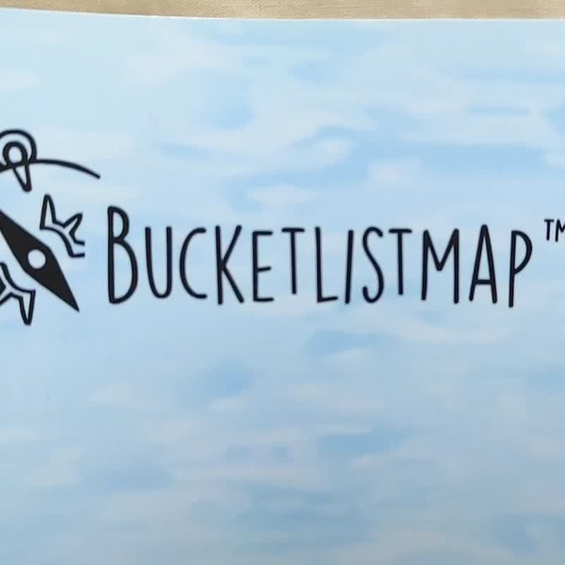 AWESOME MAPS | 死前必做的事 世界地圖 海報 Bucket List Map