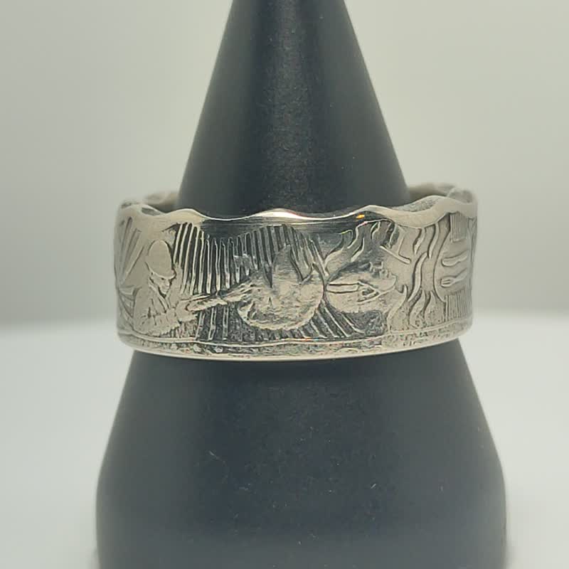 オーストラリアのコインリング女性、オーストラリアの指輪、オーストラリアの指輪男性、オーストラリアの指輪 - リング・指輪 - 金属 