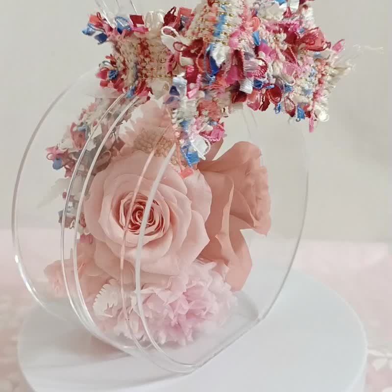 永生玫瑰香水瓶 求婚告白捧花外拍週年情人節教師節生日交換禮物 - 乾燥花/永生花 - 植物．花 多色