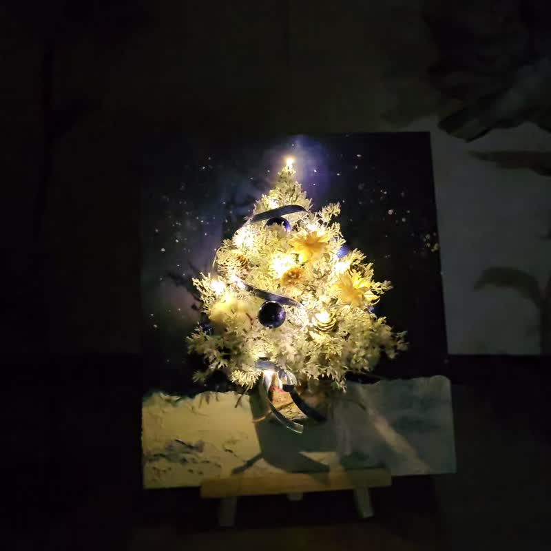 ||聖誕限定課程||畫布聖誕樹。板橋 1對1 初學者可 一人開班 - 植栽/花藝 - 植物．花 