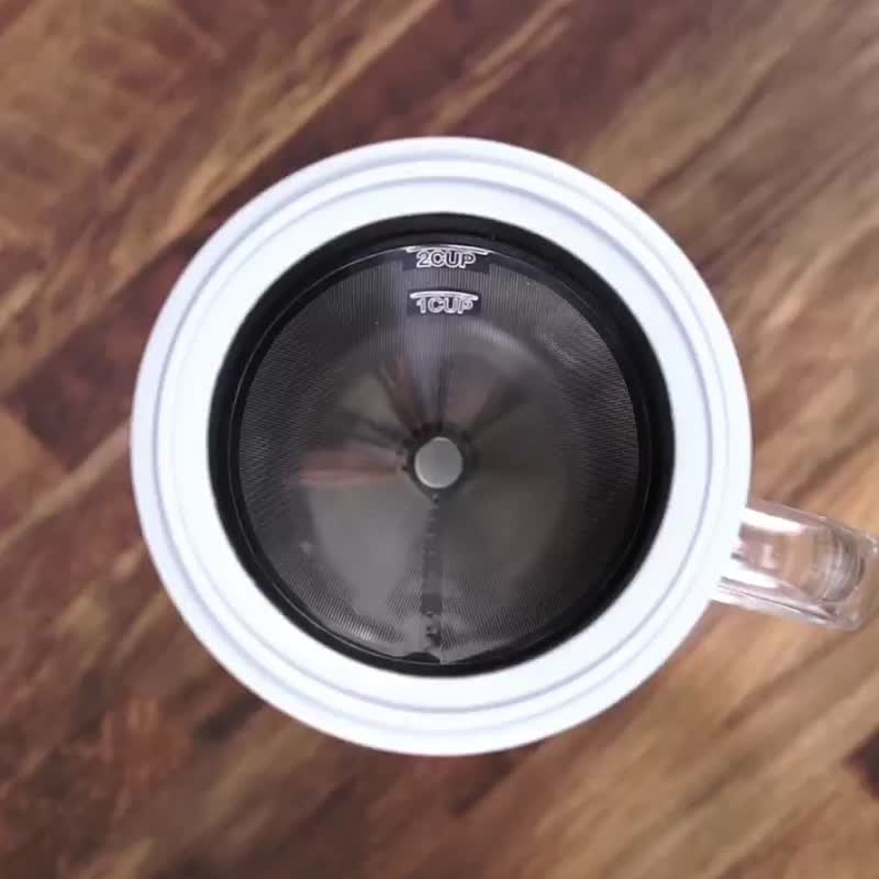 【濾紙不要】手淹れコーヒーカップ0.3mmフィルター環境に優しいギフト（セラミックシュガーミルクカップを追加購入） - コーヒードリッパー - ガラス 多色