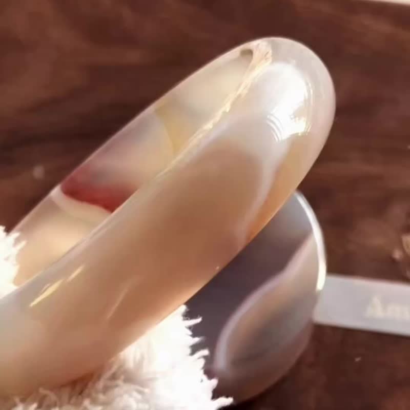 滿樹爛漫丨櫻花瑪瑙手鐲丨水晶靈氣能量噴霧丨彌雅原創設計BC33 - 手鍊/手環 - 水晶 粉紅色