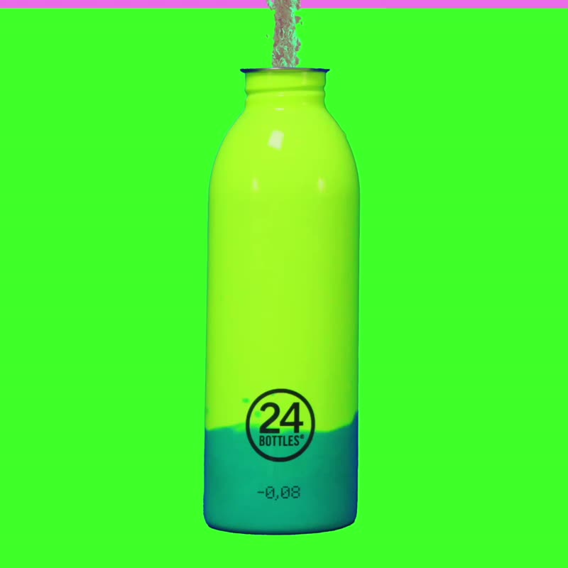 24Bottles【REactive變色系列10週年特別版】Pink/Blue - 水瓶/水壺 - 不鏽鋼 多色