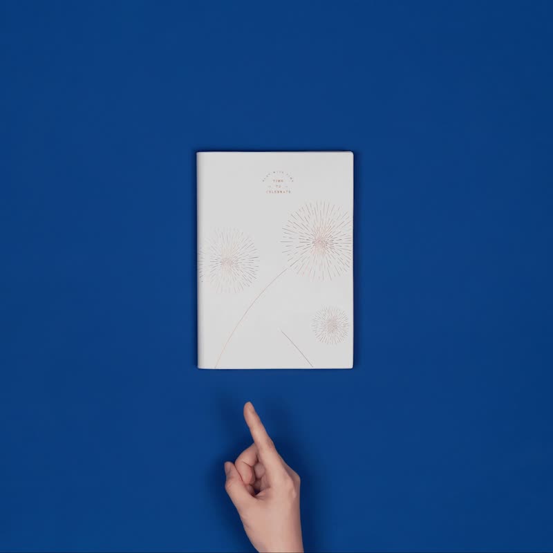 女性ブルー - ノート・手帳 - 紙 多色
