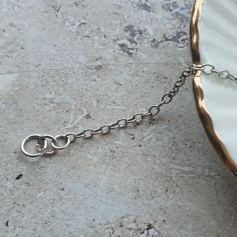 Clear Quartz Bracelet, 925 Silver, Leo crystal, Capricorn stone, gift to Mother - 手鍊/手環 - 水晶 白色