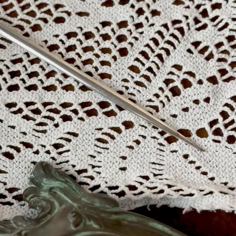 50777-稀有法式古董鍍銀美食飾籤 - 其他 - 銀 