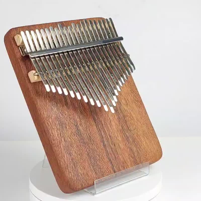 紅斑馬木拇指琴/21音拇指琴/KALIMBA - 吉他/樂器 - 木頭 咖啡色