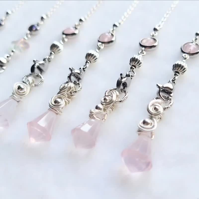 Mini pendulum dual-purpose necklace/divination/tarot/energy/bestie gift/life direction - Necklaces - Crystal 