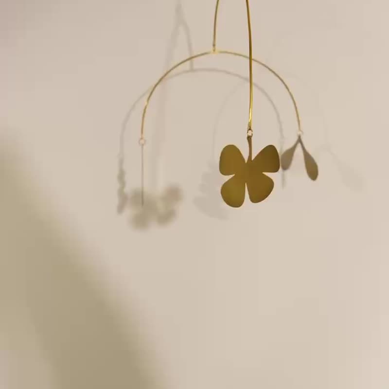 恬日 - 小型黃銅平衡掛飾 - 擺飾/家飾品 - 銅/黃銅 金色